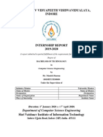 Format For Internship Report PDF