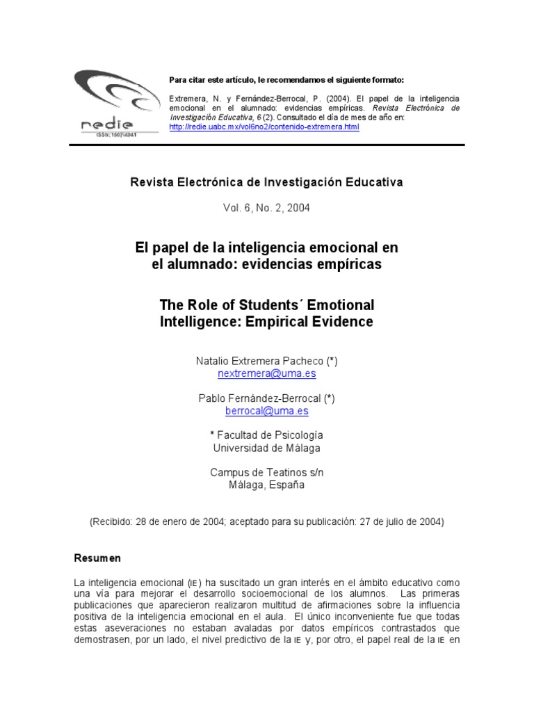 V6n2a5 PDF | PDF | Las emociones | Depresión (estado de ánimo)