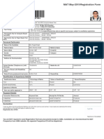 MAT May-2019 Registration Form: Personal Particulars