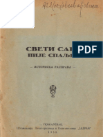 Мирко Драговић СВЕТИ САВА НИЈЕ СПАЉЕН - Историска расправа