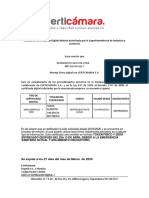 Certificación PDF