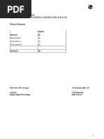 Observation 20 Assessment I 20 Assessment II 20: Digital Signal Processing Dept of ECE