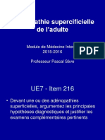 Cours Adénopathies PDF