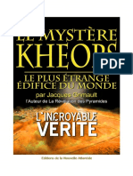 Jacques Grimault - Le Mystère Kheops - Gizeh 2005 Patrice Pooyard LRDP La Révélation Des Pyramides La Nouvelle Atlantide PDF