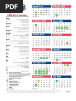 Calendar 2010-2011 Color