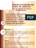 Porcientos Integrales