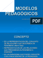 Los Modelos Pedagógicos