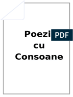 Poezii Cu Consoane