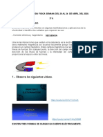 Actividaes de Fisica Semana Del 20 Al 24