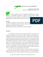 A corporeidade integrativa das medicinas alternativas e das novas espiritualidades TEXTO MASSA