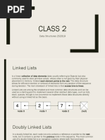 Class 2: Data Structures 2S2019