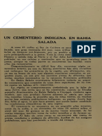 Cornely. 1936b. Un Cenenterio Indígena en Bahía Salada (Sin Resumen - Concha Con Semillas) PDF