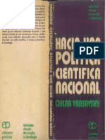 Hacia una Política Científica Nacional Planteo General - Varsavsky.pdf