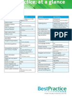 Best Practice Caracteristicas Tecnicas