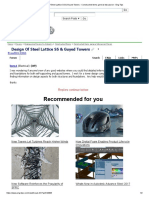 Recommended For You: Design of Steel Lattice SS & Guyed Towers