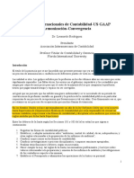 Normas Internacionales de Contabilidad US GAAP. Armonización - Convergencia PDF