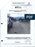 MTC Provias Nacional Optimizacion de La Superestructur PDF