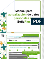 Manual  actulizacion datos Sofiaplus