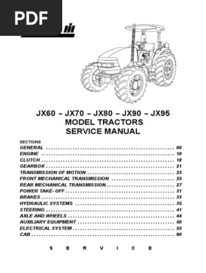 Tractor Case Series Jx Pdf Transmission Mechanics Transportation Engineering