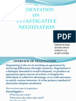 Investigative Negotiation Presentation