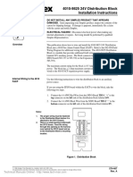 4010-9825 24V Distribution Block Installation Instructions