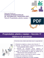 Sección 17 - PROPIEDADES PLANTA Y EQUIPO