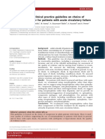 Guias Escandinavas para El Uso de Vasopresores PDF