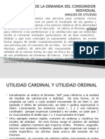 Teoria de La Demanda Del Consumidor Individual