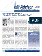 UHY Not-for-Profit Newsletter - April 2008