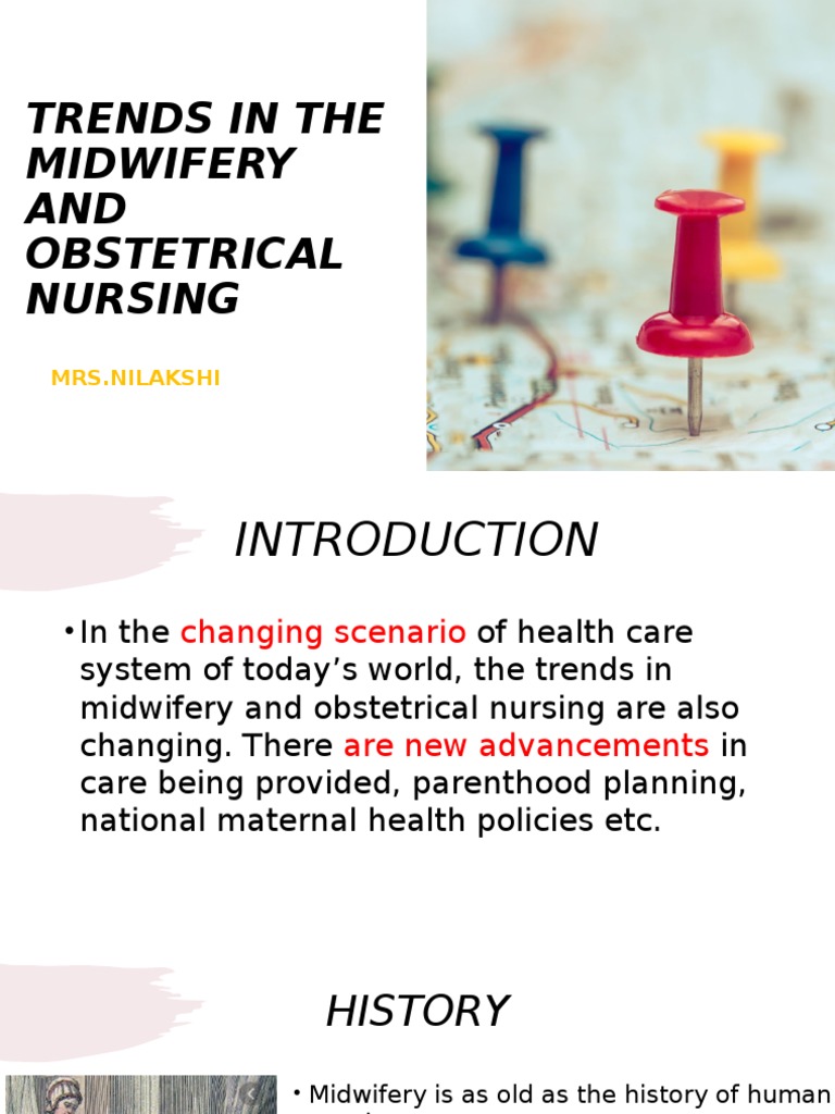 Trends in The Midwifery and Obstetrical Nursing PDF Midwifery