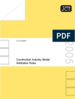 JCT Construction Industry Model Arbitration Rules