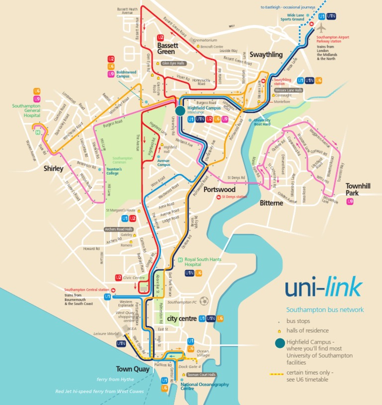 Uni-Link Bus Map | PDF