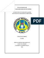 Analisis Ketidakpastian Dan Simulasi Geostatistik