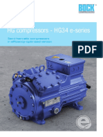 HG Compressors - HG34 E-Series: Semi-Hermetic Compressors in Efficiency-Optimised Version