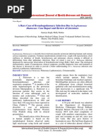 A rare case of bronchopulmonary infection due to Lophomonas blattarum