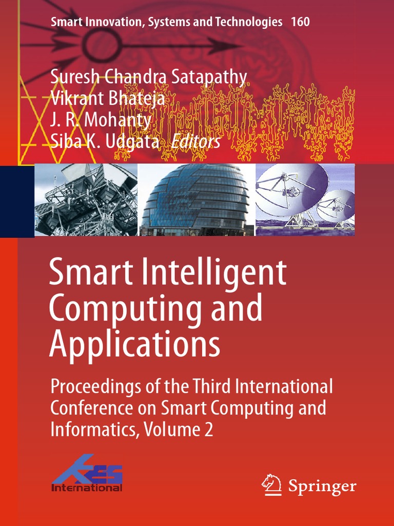 Smart Intelligent Computing and Applications | PDF | Sensitivity And  Specificity | Cluster Analysis