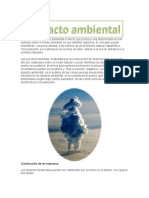 Impacto ambiental: causas y efectos