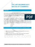 Paper Analysis of NTA UGC - NET COMMERCE December 2019 PDF