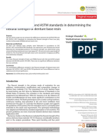 Comparison of ISO and ASTM Standards in Determinin