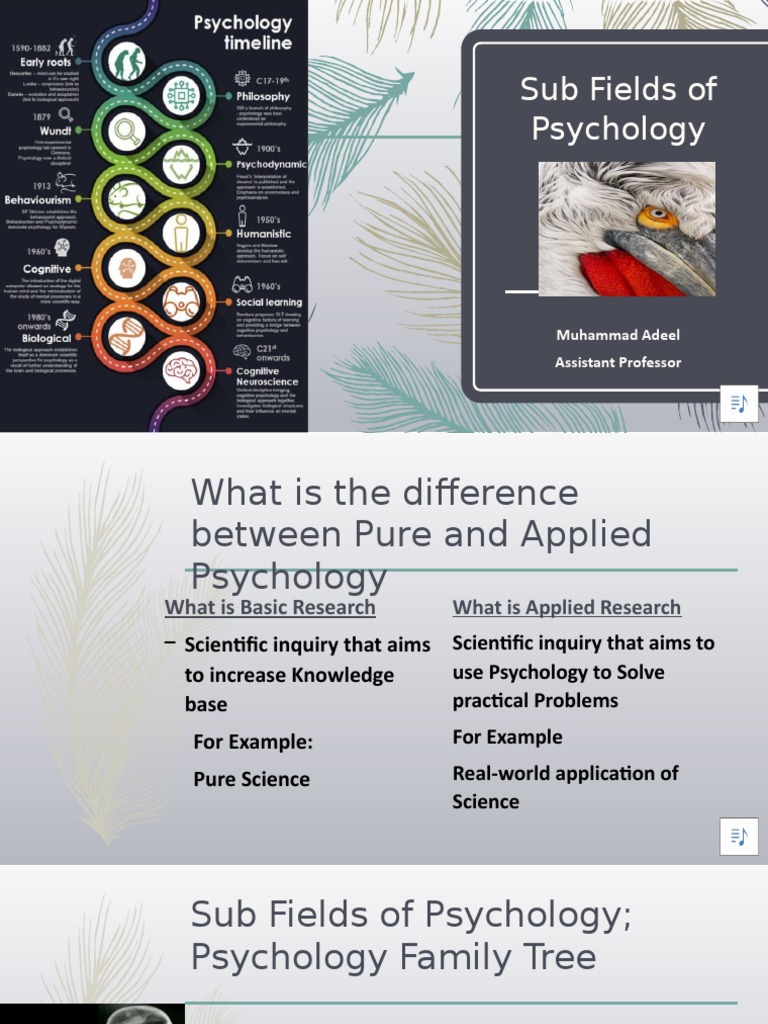 Sub Fields of Psychology | PDF | Industrial And Organizational ...