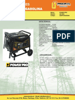 Generador Electrico Power Pro Ge-5500-V Gasolina Partmanual - Electrica-0