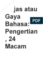 Majas Atau Gaya Bahasa