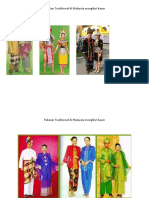 Pakaian Tradisional Di Malaysia Mengikut Kaum