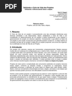 Definindo o Ciclo de Vida dos Projetos