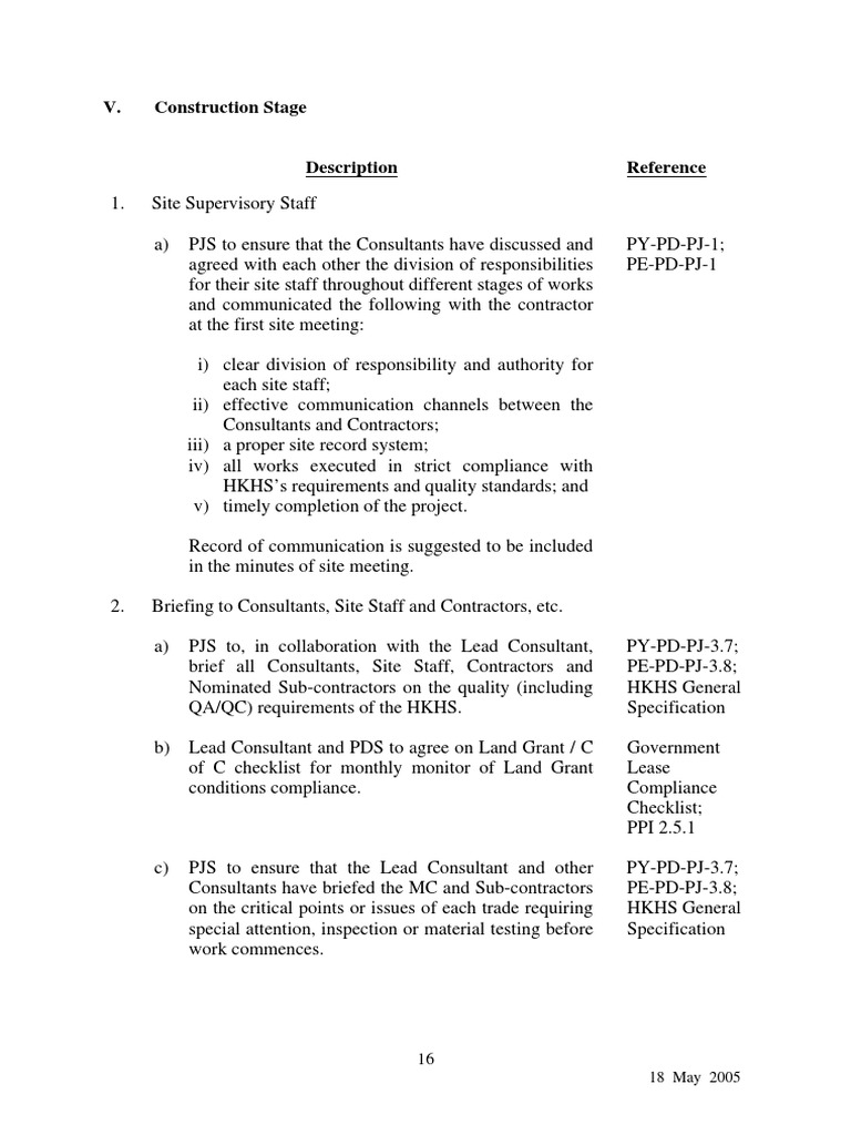 Construction Handover | PDF | Specification (Technical Standard ...