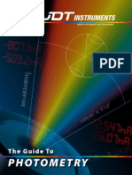 UDT Instruments Guide To Photometry