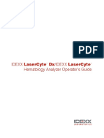Idexx Lasercyte Dx/Idexx Lasercyte Hematology Analyzer Operator'S Guide
