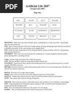 Artificial Life 2007: (George Lewis 2007) Page One