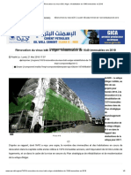 Rénovation du vieux bâti à Alger_ réhabilitation de 1549 immeubles en 2018