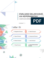 EVALUASI KEPERAWATAN